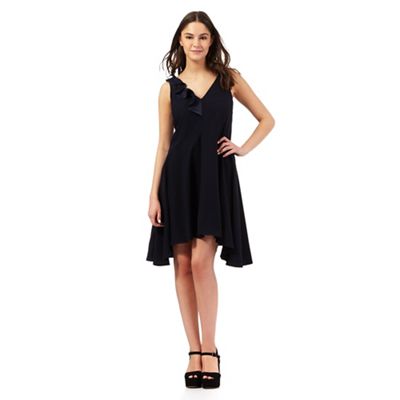 Giles/EDITION Navy dropped waist dress